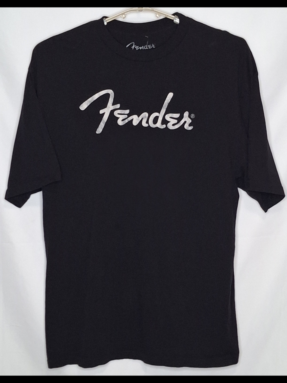 Fender Men's Black Logo T-Shirt  Size XLT